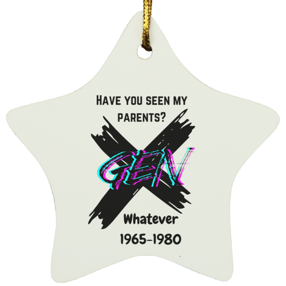 GEN-X Star Ornament