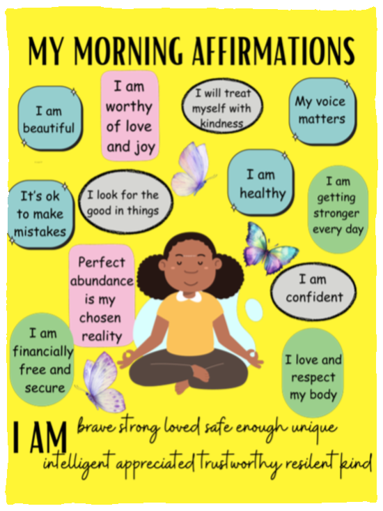 My Morning Affirmations Cozy Plush Fleece Blanket - 30x40