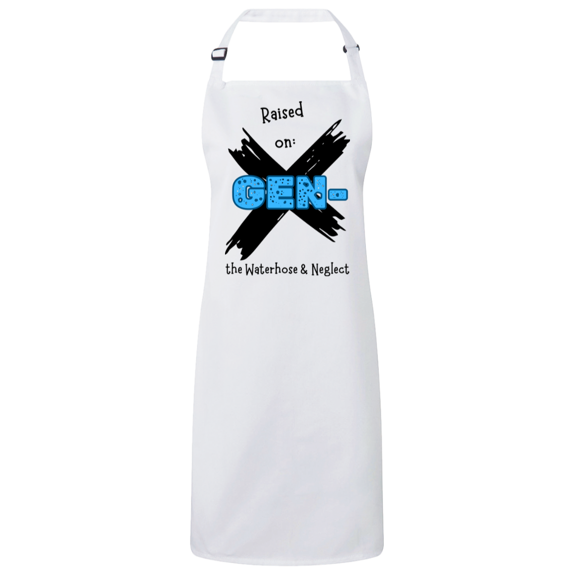 GEN-X RAISED BY...Unisex Bib Apron