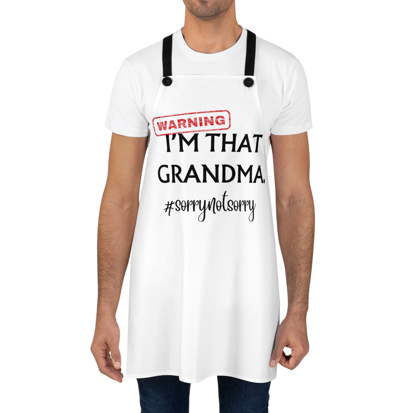 I'm that Grandma Apron (AOP)
