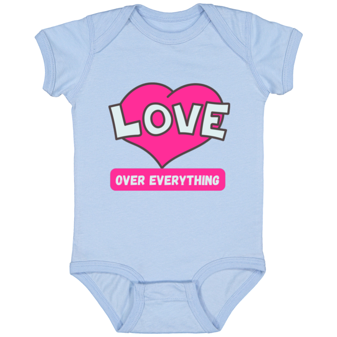 Love over everything Infant Fine Jersey Bodysuit