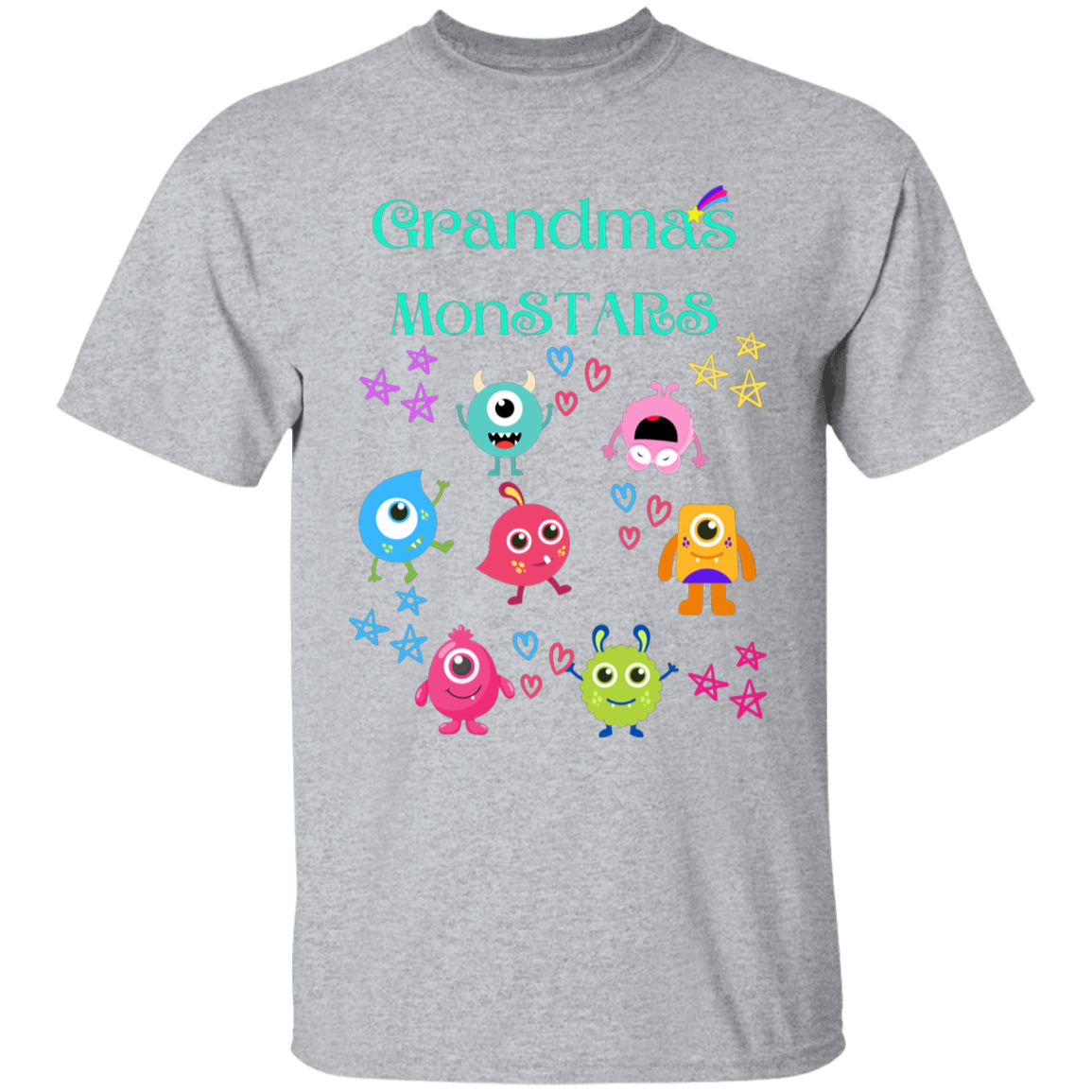 Grandma's MonSTARS Youth 100% Cotton T-Shirt