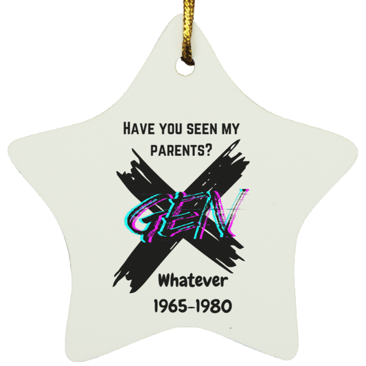 GEN-X  Star Ornament