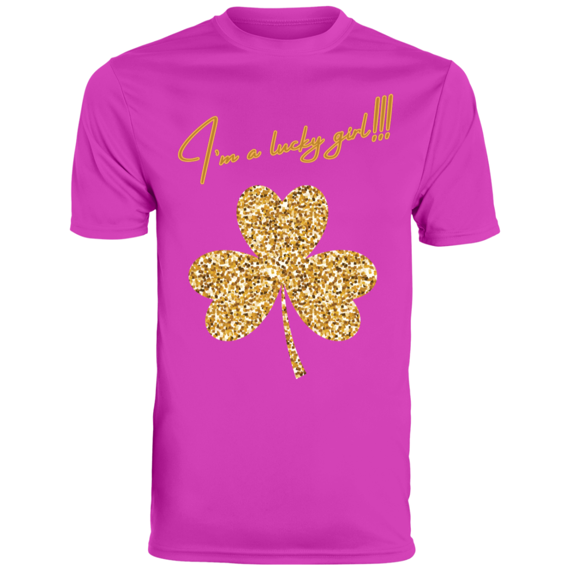 I’m a lucky girl Youth Moisture-Wicking Tee