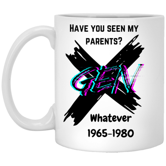 GEN X  11oz White Mug