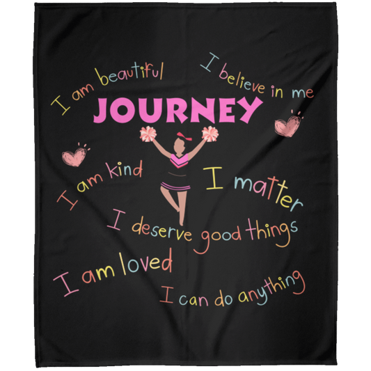 Journey Affirmation Arctic Fleece Blanket 50x60 (name can be changed)