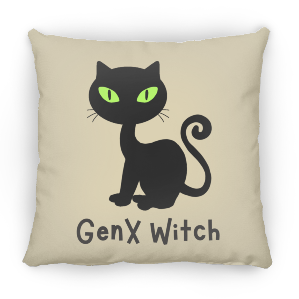 GenX Witch Medium Square Pillow