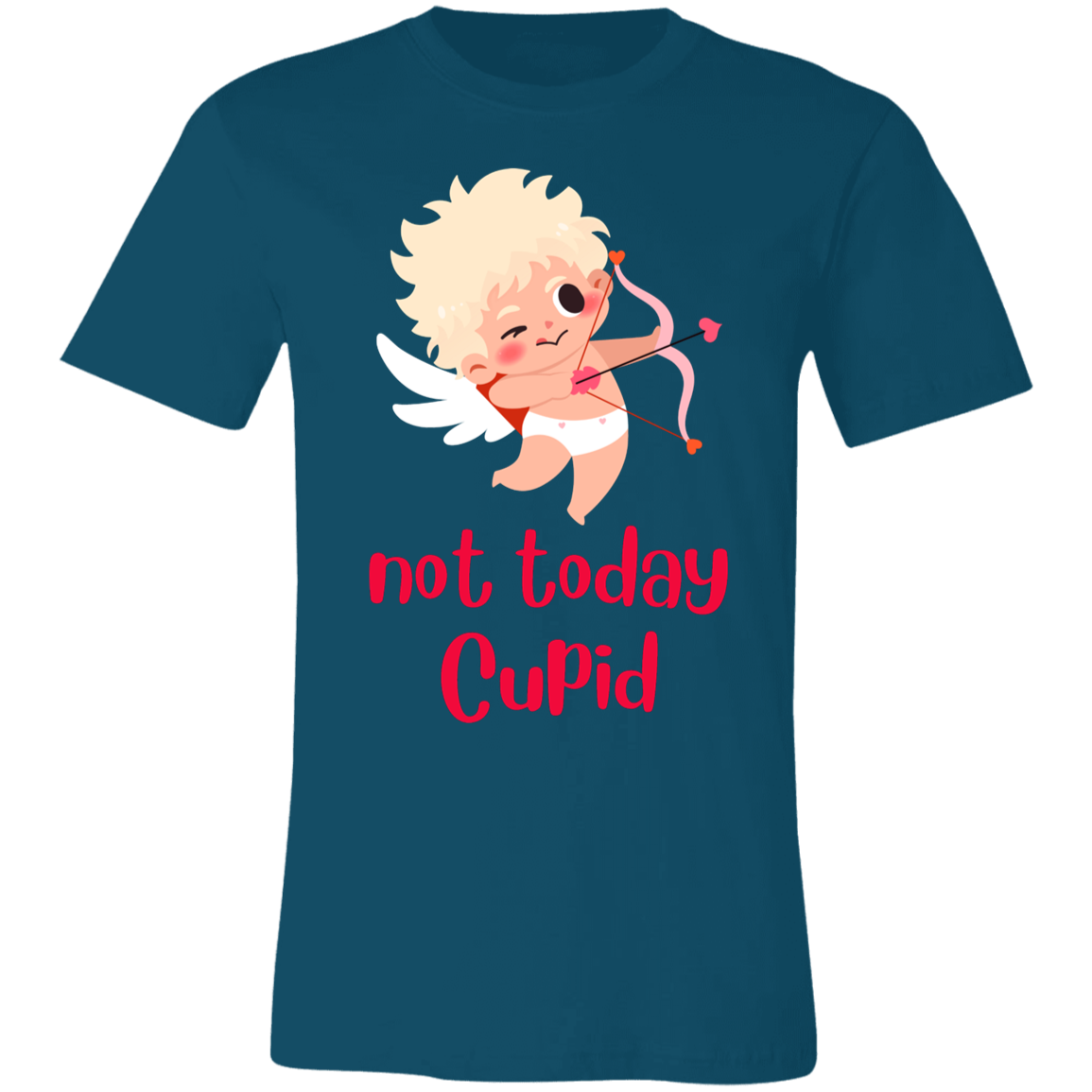 not today Cupid Unisex Jersey Short-Sleeve T-Shirt