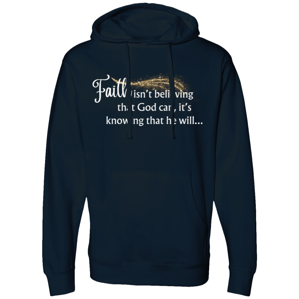 Faith Hooded Sweatshirt Perfect gift for your loved ones to feel wrapped up in Gods love