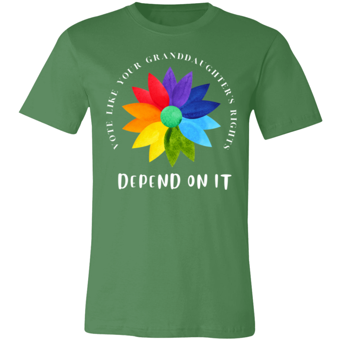 VOTE like your granddaughter’s rights DEPEND ON IT Unisex Short-Sleeve T-Shirt
