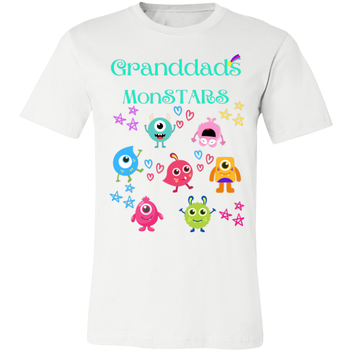 Granddad MonSTARS  Unisex Jersey Short-Sleeve T-Shirt