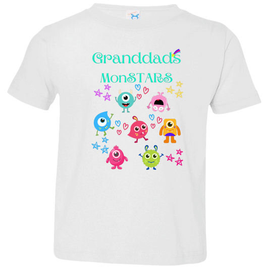 Granddad's MonSTARS Toddler Jersey T-Shirt