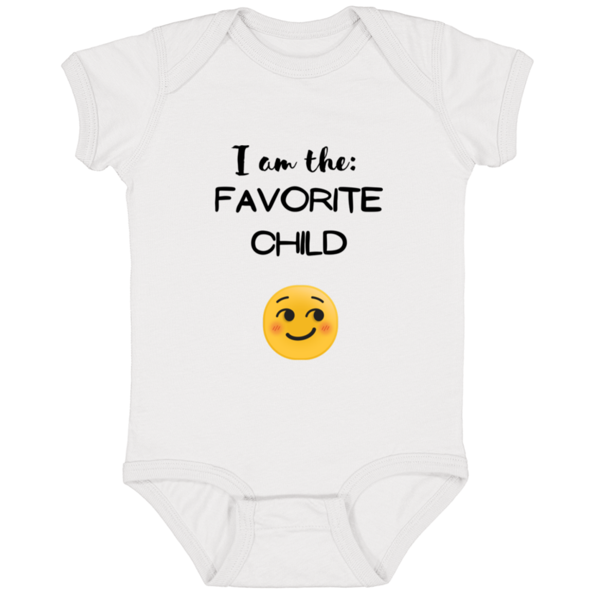 Favorite Child  Infant Fine Jersey Bodysuit