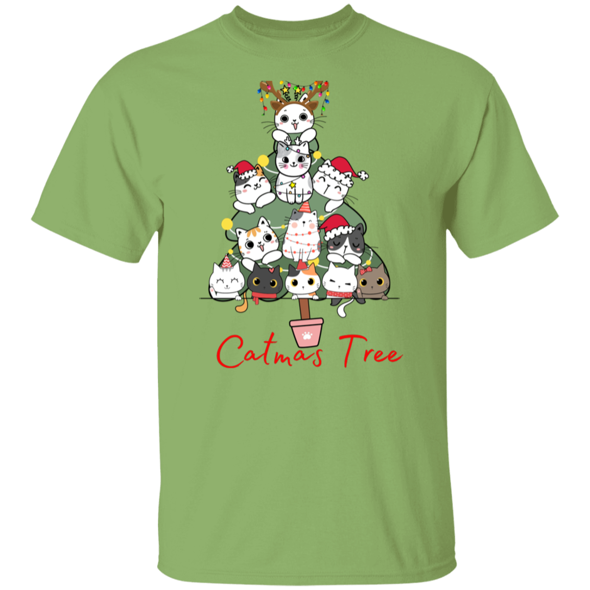 CatMas Tree for Crazy Cat Lady T-Shirt
