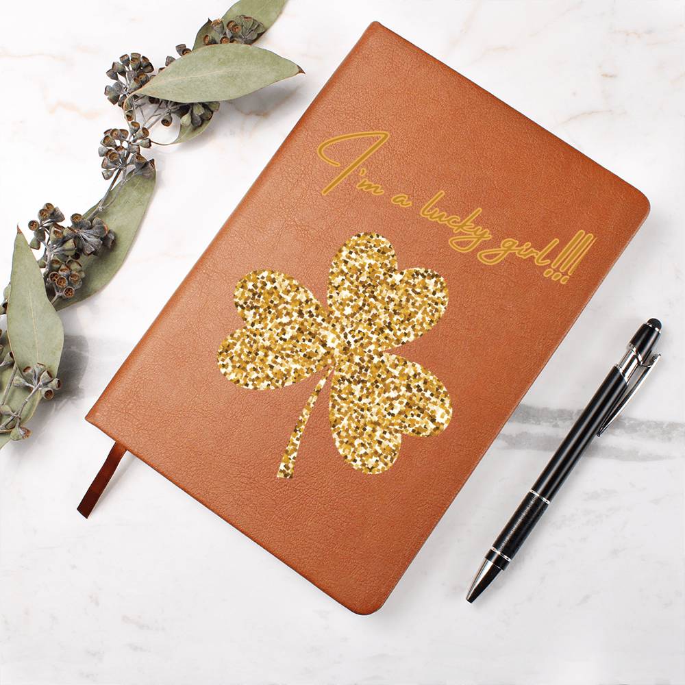 I'm a Lucky Girl journal! Perfect abundance is yours!