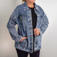 I'm a Lucky Girl oversized Jean Jacket is a perfect way to call in Abundance!